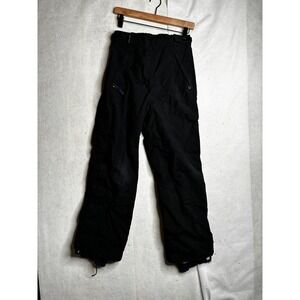 VTG Patagonia Womens 10 Reg Black Ski Snow Pants Insulated Winter Snowboard 2632